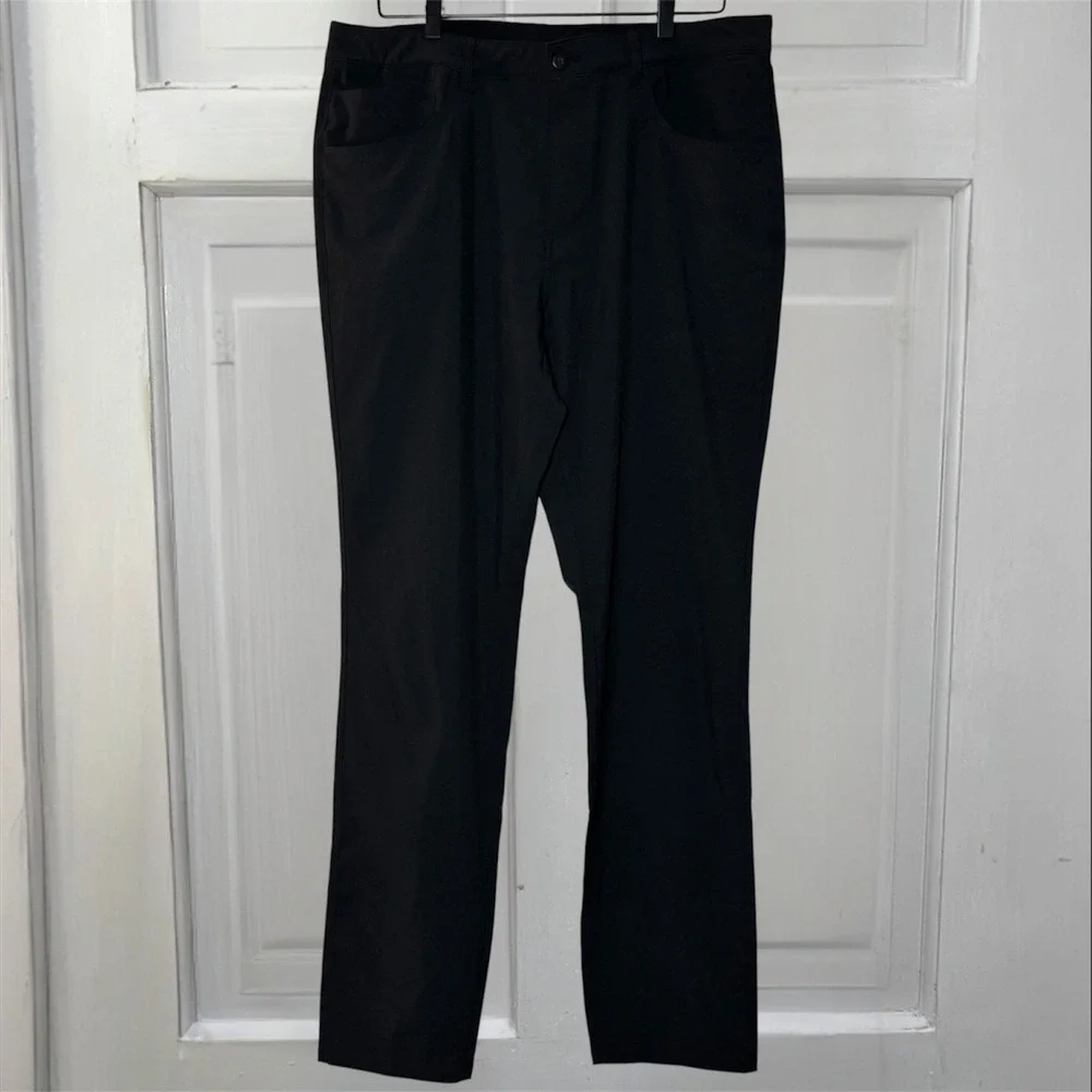 FootJoy FJ Moxie Lightweight Golf Pant 36x34 Black Performance 5 pocket Trousers